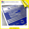 Fashionable design polyester panel labels